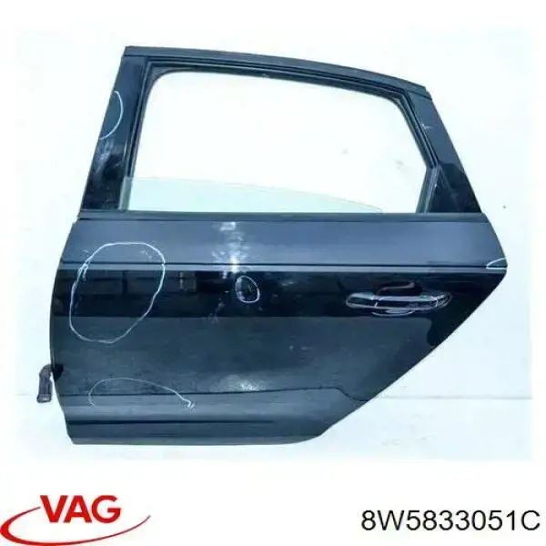 8W5833051C VAG Porta traseira esquerda