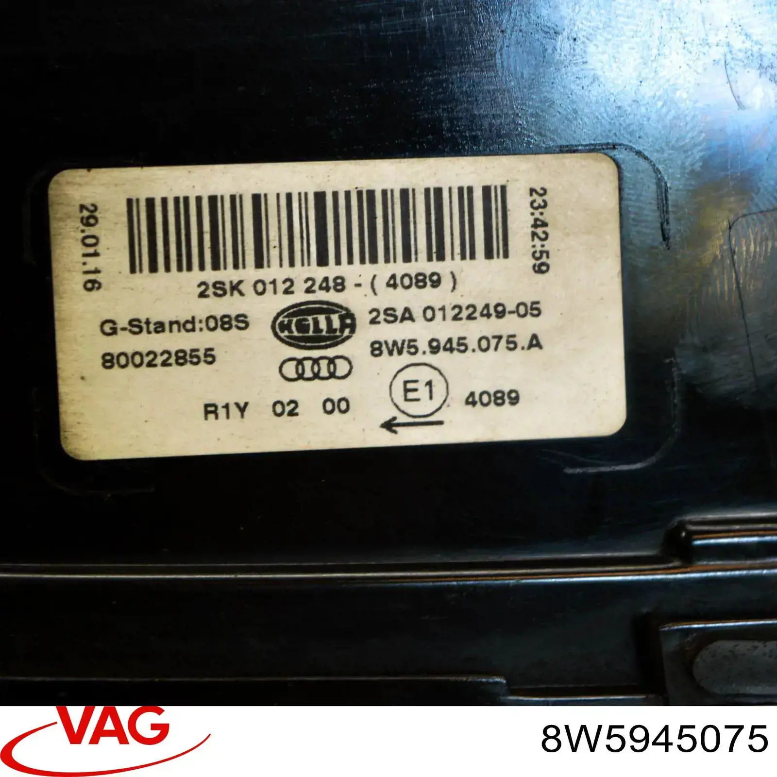 Lanterna traseira esquerda interna VAG 8W5945075 preço, a partir de 141,56 USD