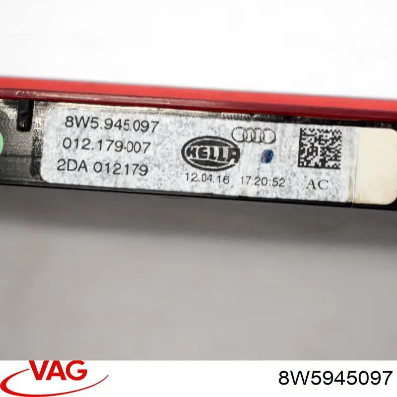 Compre 8W5945097 VAG Sinal de parada traseiro adicional