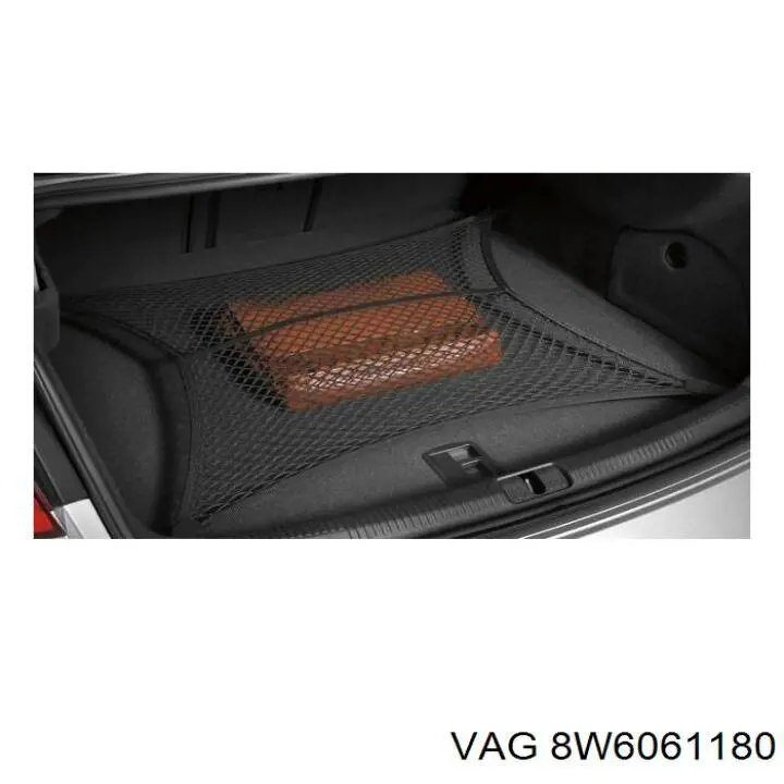8W6061180 VAG Tapete da seção de bagagem