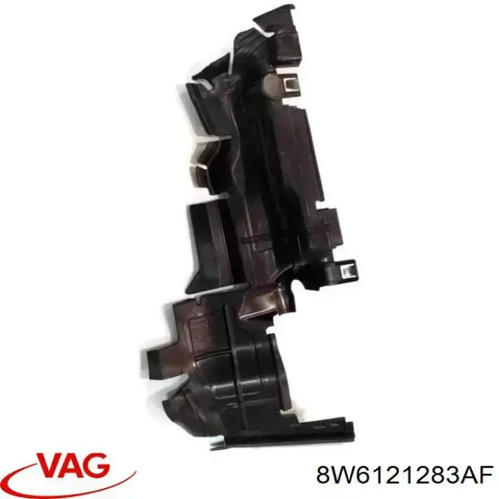 8W6121283AF VAG Conduto de ar (defletor) esquerdo do radiador