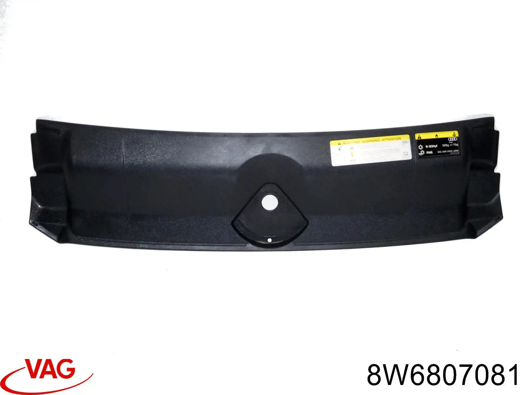 8W6807081 VAG Placa sobreposta superior do painel dianteiro (de suporte do radiador)