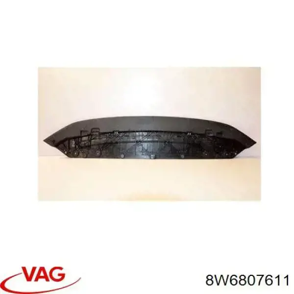 8W6807611 VAG Proteção do pára-choque dianteiro