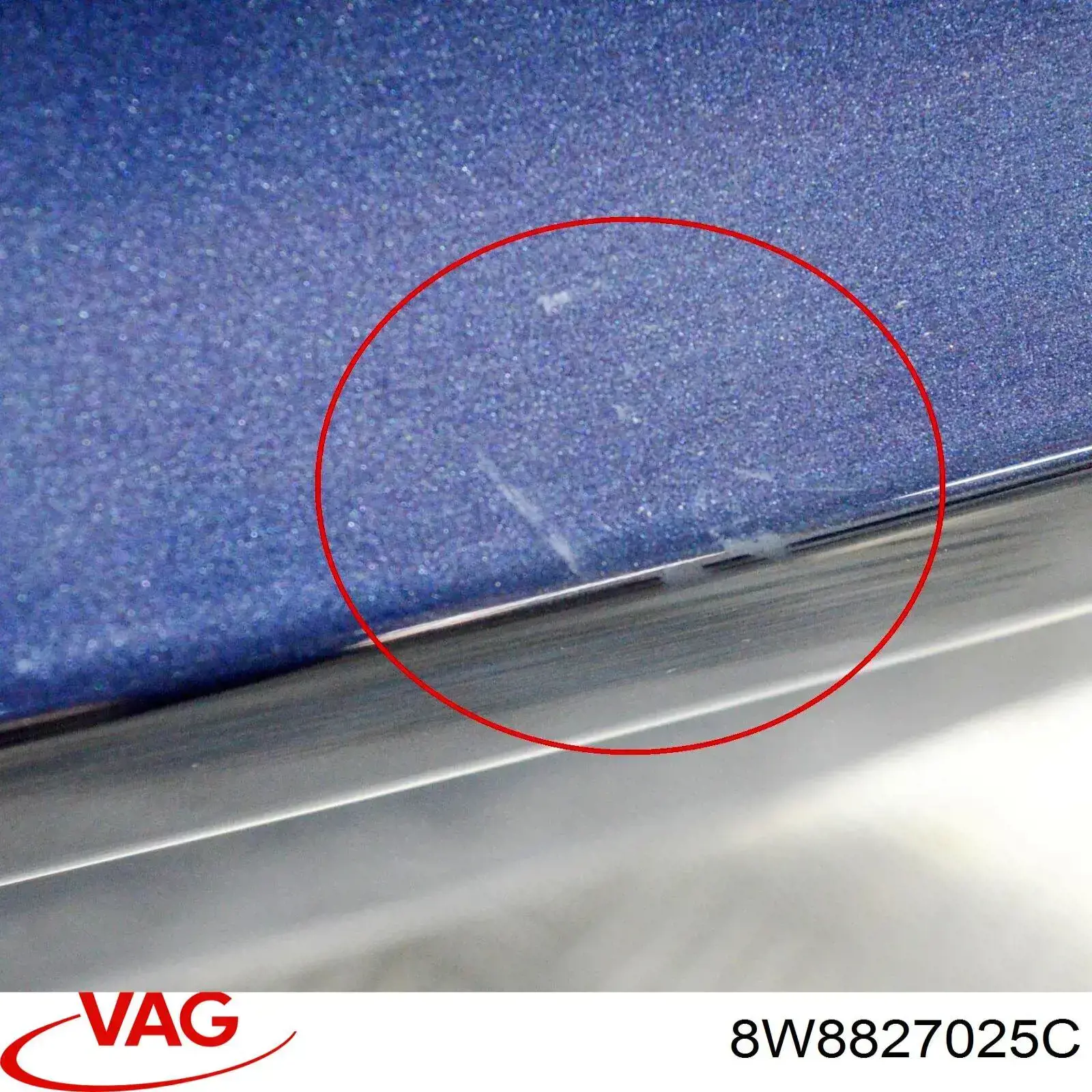 8W8827025C VAG Porta traseira (3ª/5ª porta-malas (tampa de alcapão)
