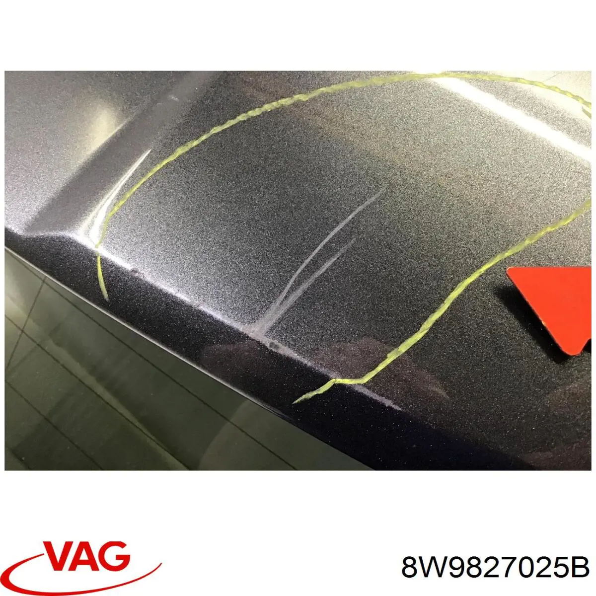 8W9827025B VAG Porta traseira (3ª/5ª porta-malas (tampa de alcapão)