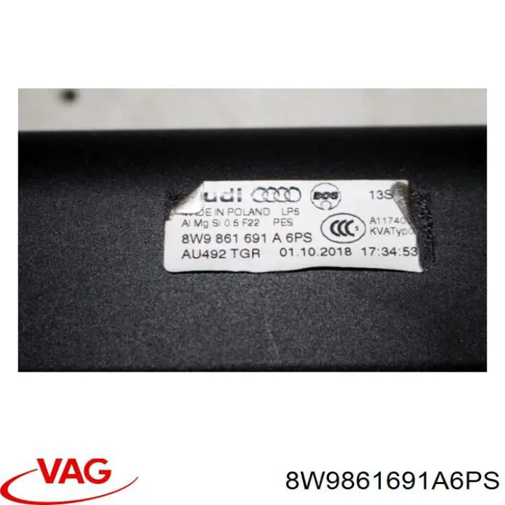  VAG 8W9861691A6PS preço, a partir de 187,28 USD