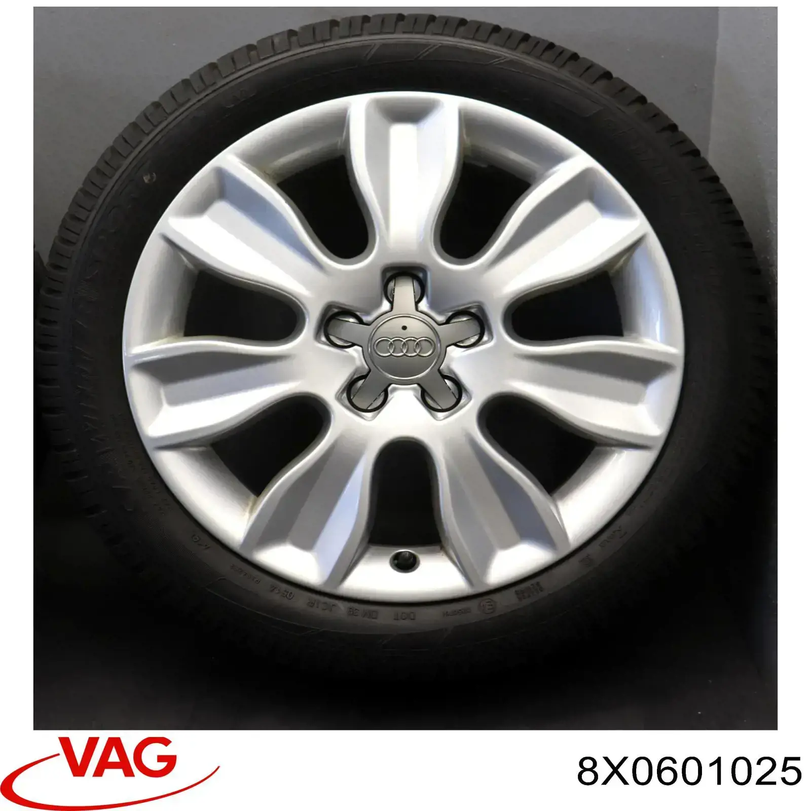 Compre 8X0601025 VAG Discos de roda de aleação ligeira (de aleação ligeira, de titânio)