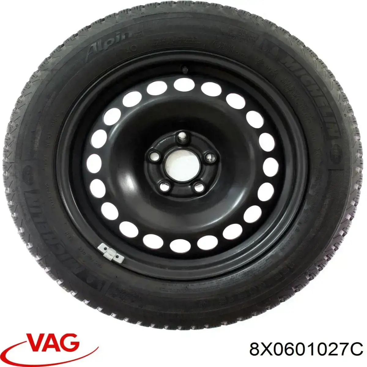 Compre 8X0601027C VAG Discos de roda de aço (estampados)