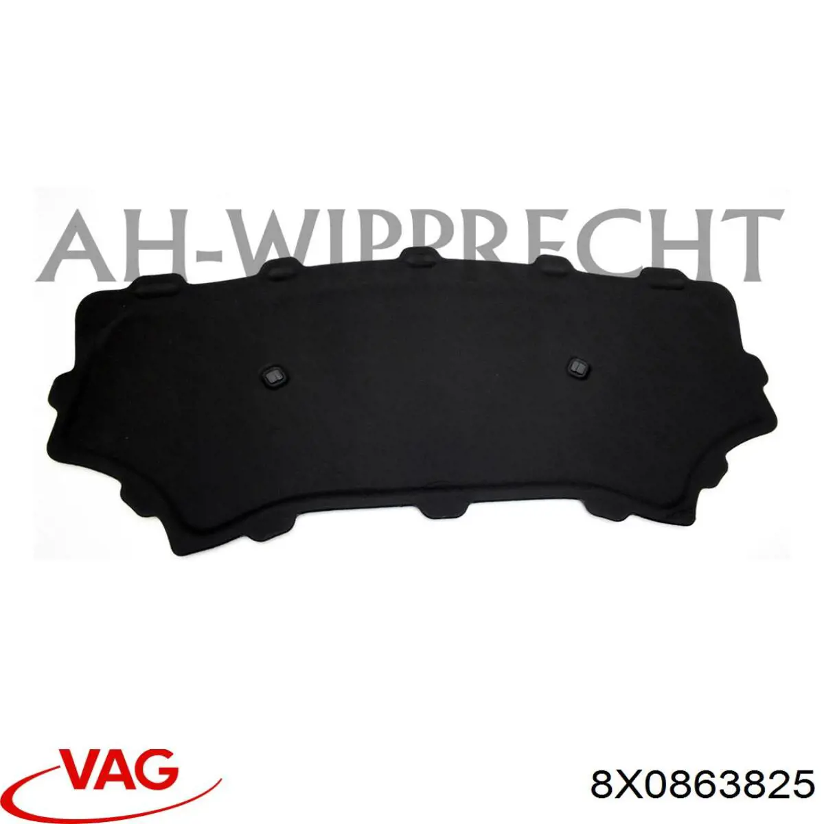 Isolamento de ruído da capota VAG 8X0863825 preço, a partir de 113,82 USD