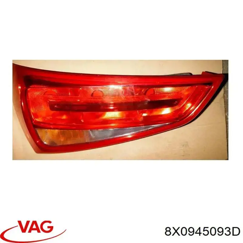 8X0945093D VAG Lanterna traseira esquerda