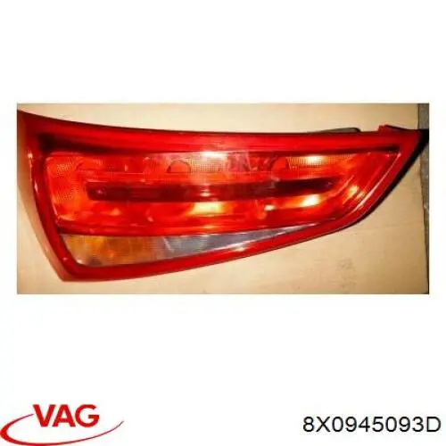 Lanterna traseira esquerda VAG 8X0945093D preço, a partir de 129,62 USD