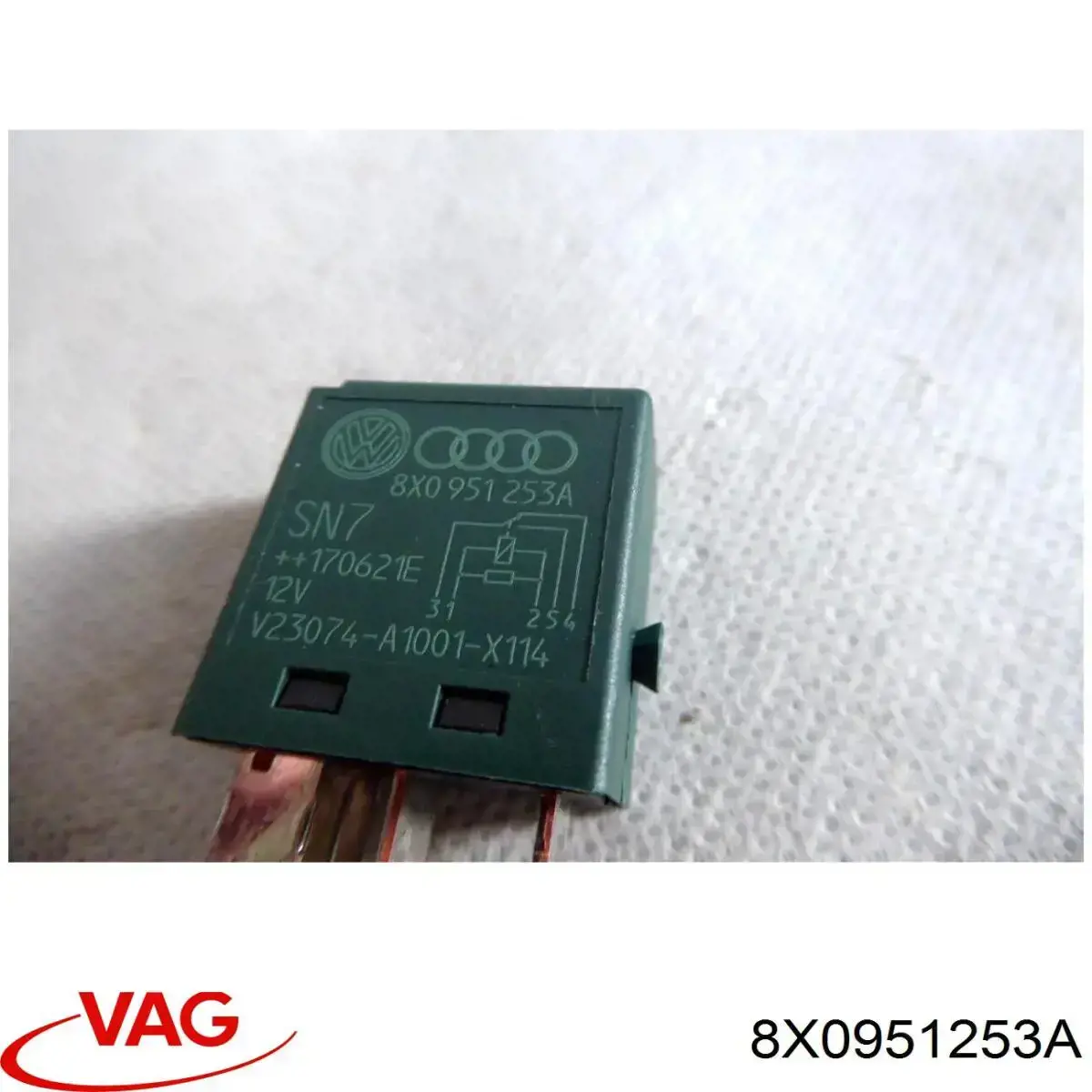 Relê elétrico multifuncional VAG 8X0951253A preço, a partir de 6,81 USD