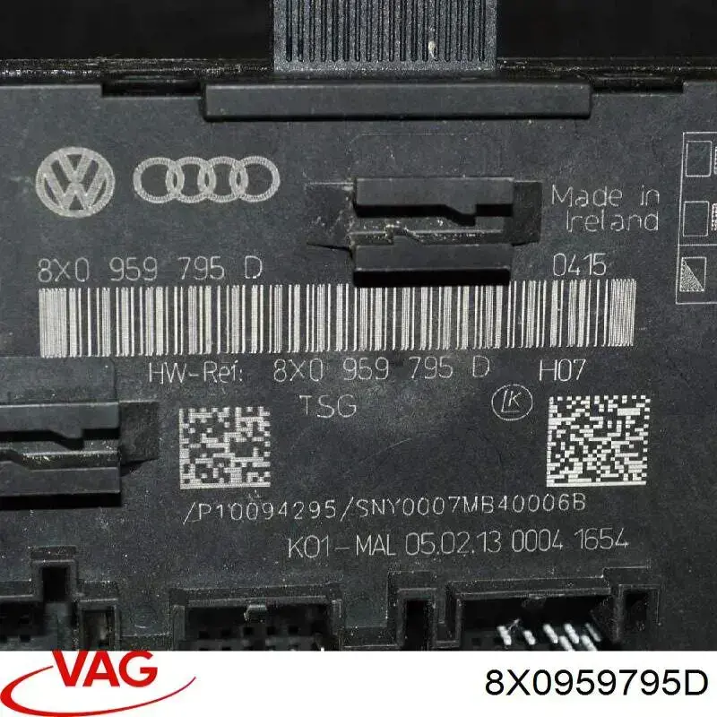 Módulo de conforto da porta traseira VAG 8X0959795D preço, a partir de 51,17 USD