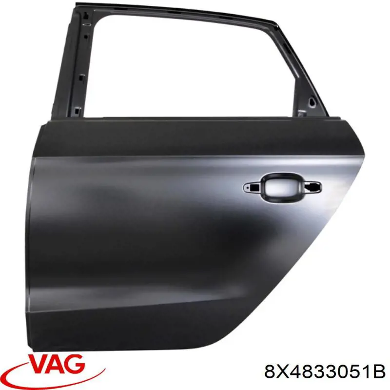 8X4833051B VAG Porta traseira esquerda
