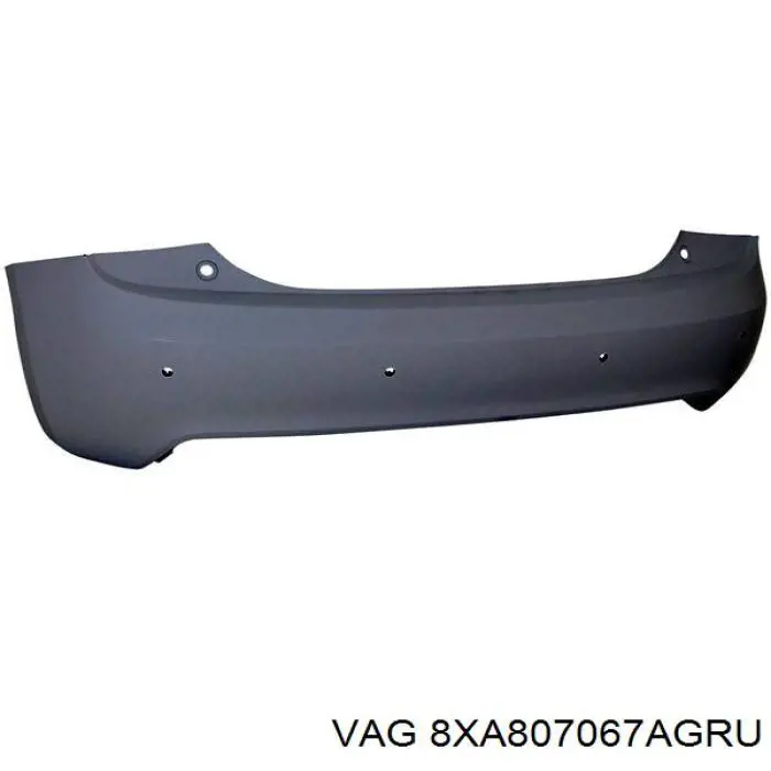 Pára-choque traseiro 8XA807067AGRU VAG