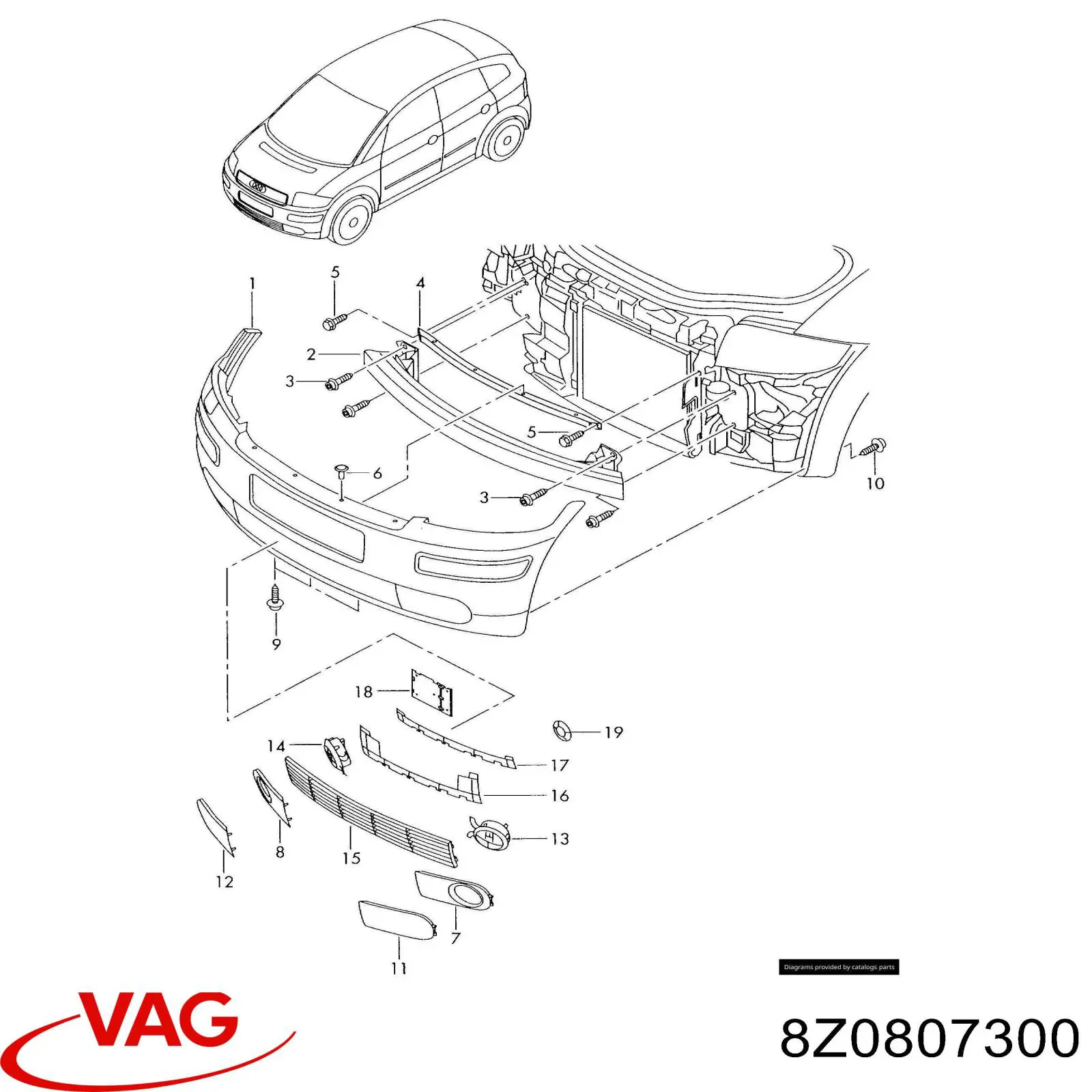 8Z0807300 VAG 