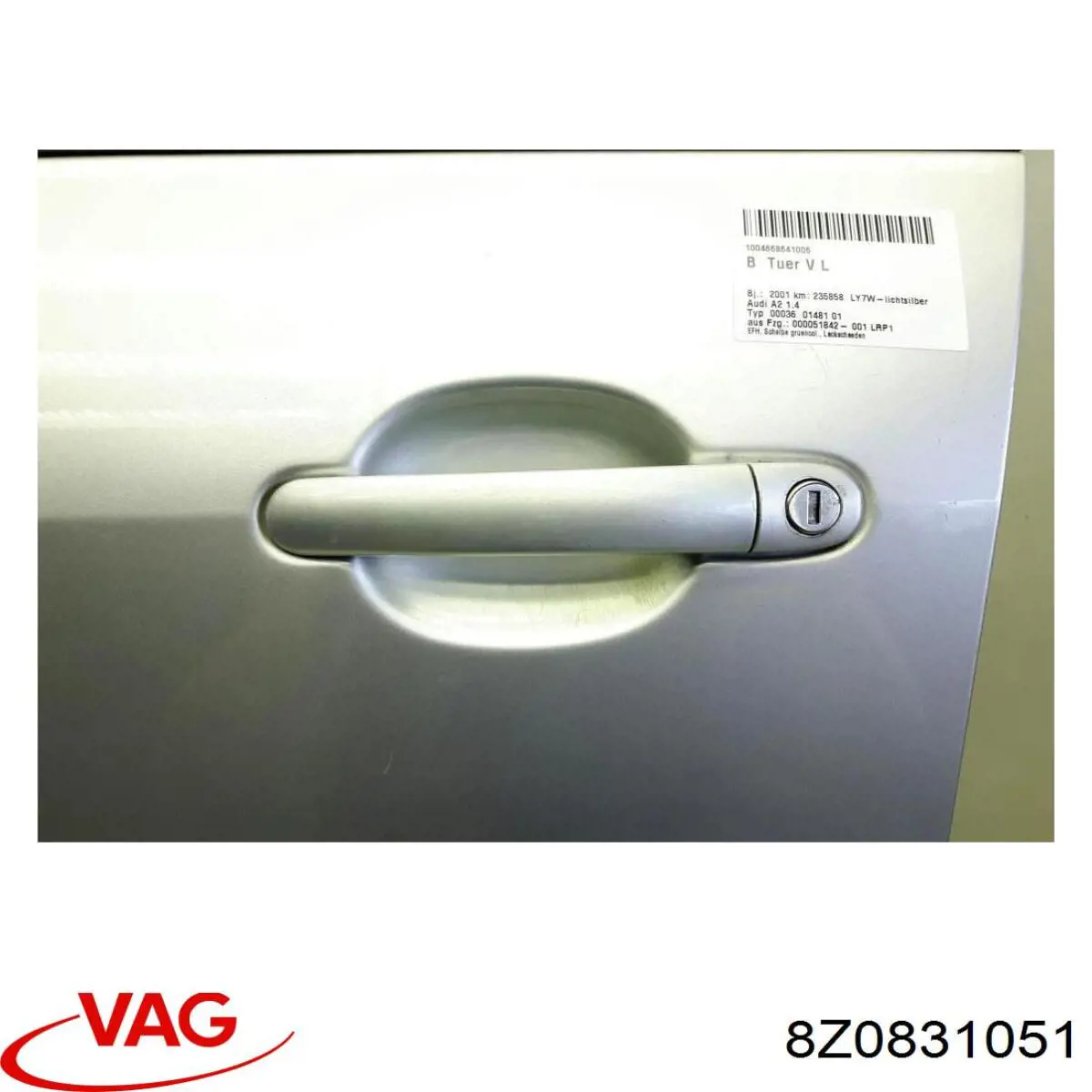 Porta dianteira esquerda VAG 8Z0831051A preço, a partir de 170,26 USD
