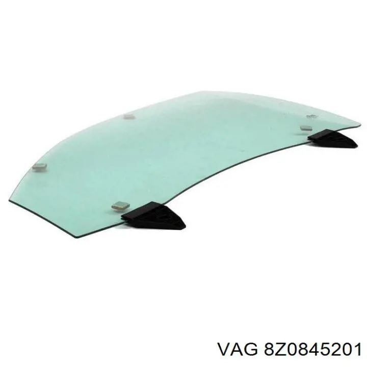 8Z0845201 VAG Vidro da porta dianteira esquerda