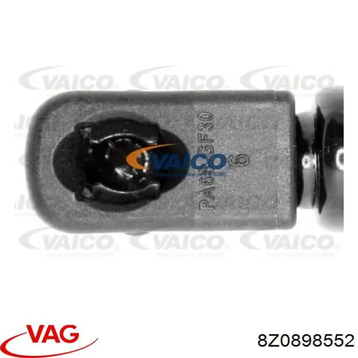 8Z0898552 VAG Amortecedor de tampa de porta-malas (de 3ª/5ª porta traseira)