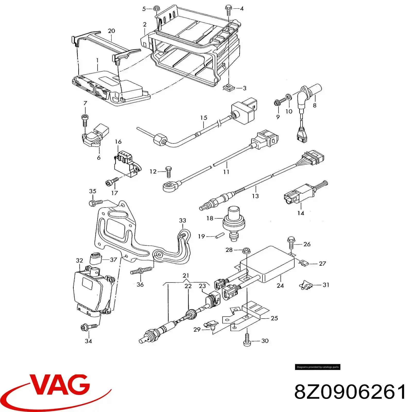  VAG 8Z0906261 preço, a partir de  USD
