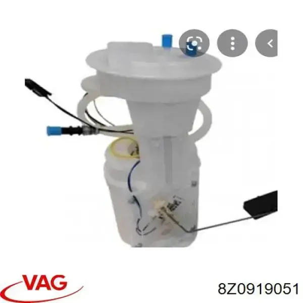 8Z0919051 VAG Módulo de bomba de combustível com sensor do nível de combustível