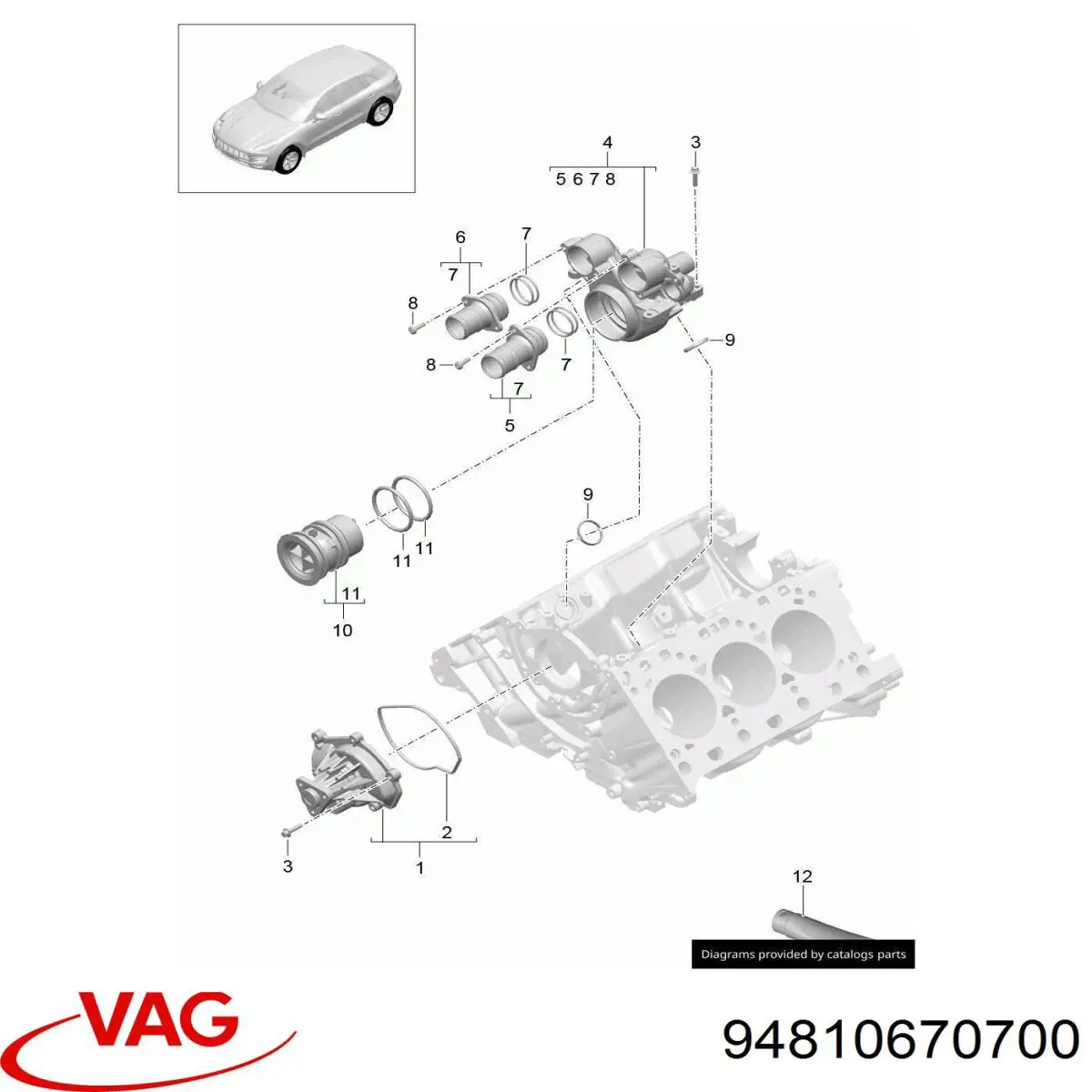 890190 Elring Anel de vedação, universal