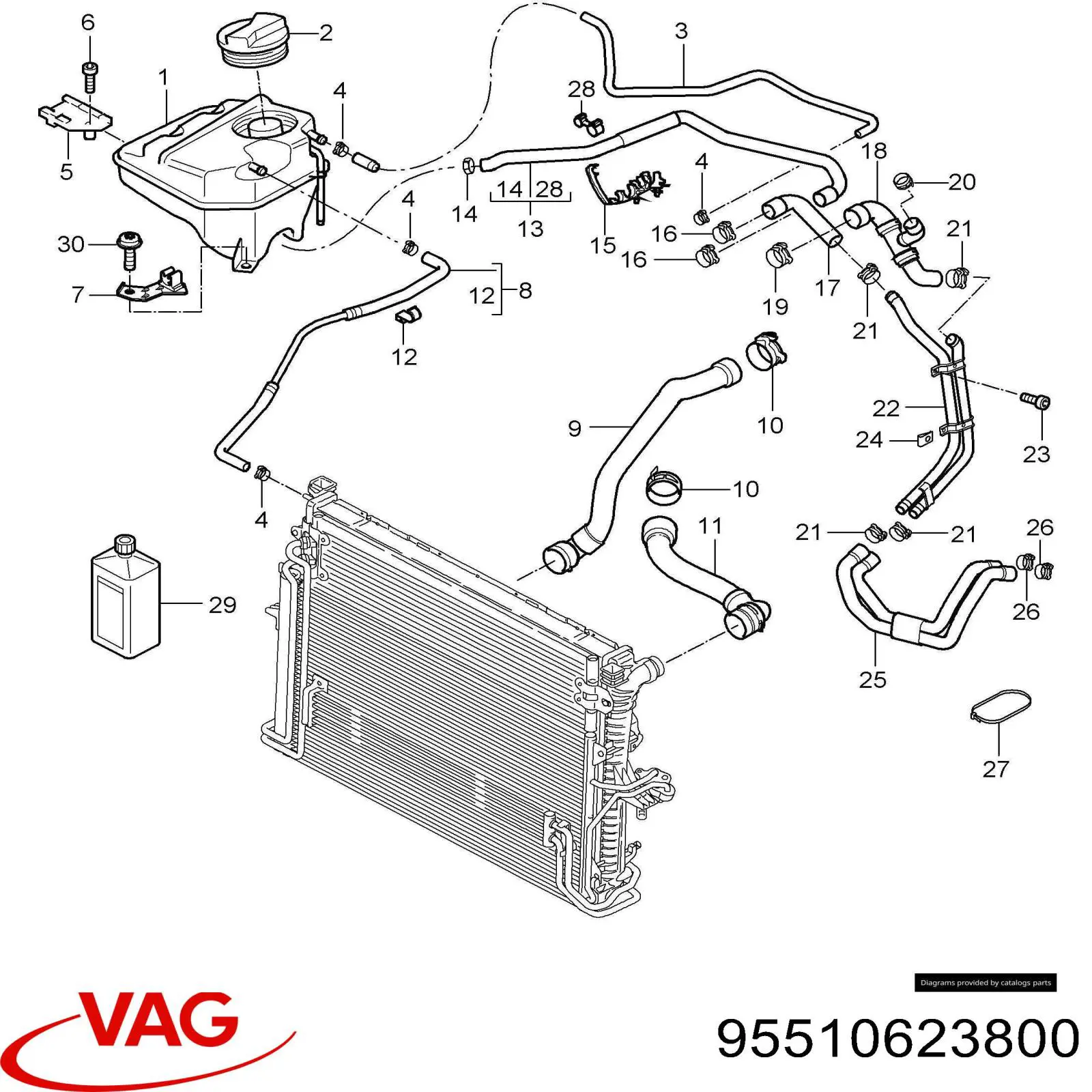  VAG 95510623800 preço, a partir de 108,06 USD