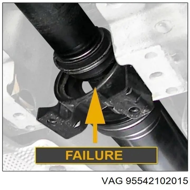 Compre 95542102015 VAG Junta universal traseira montada