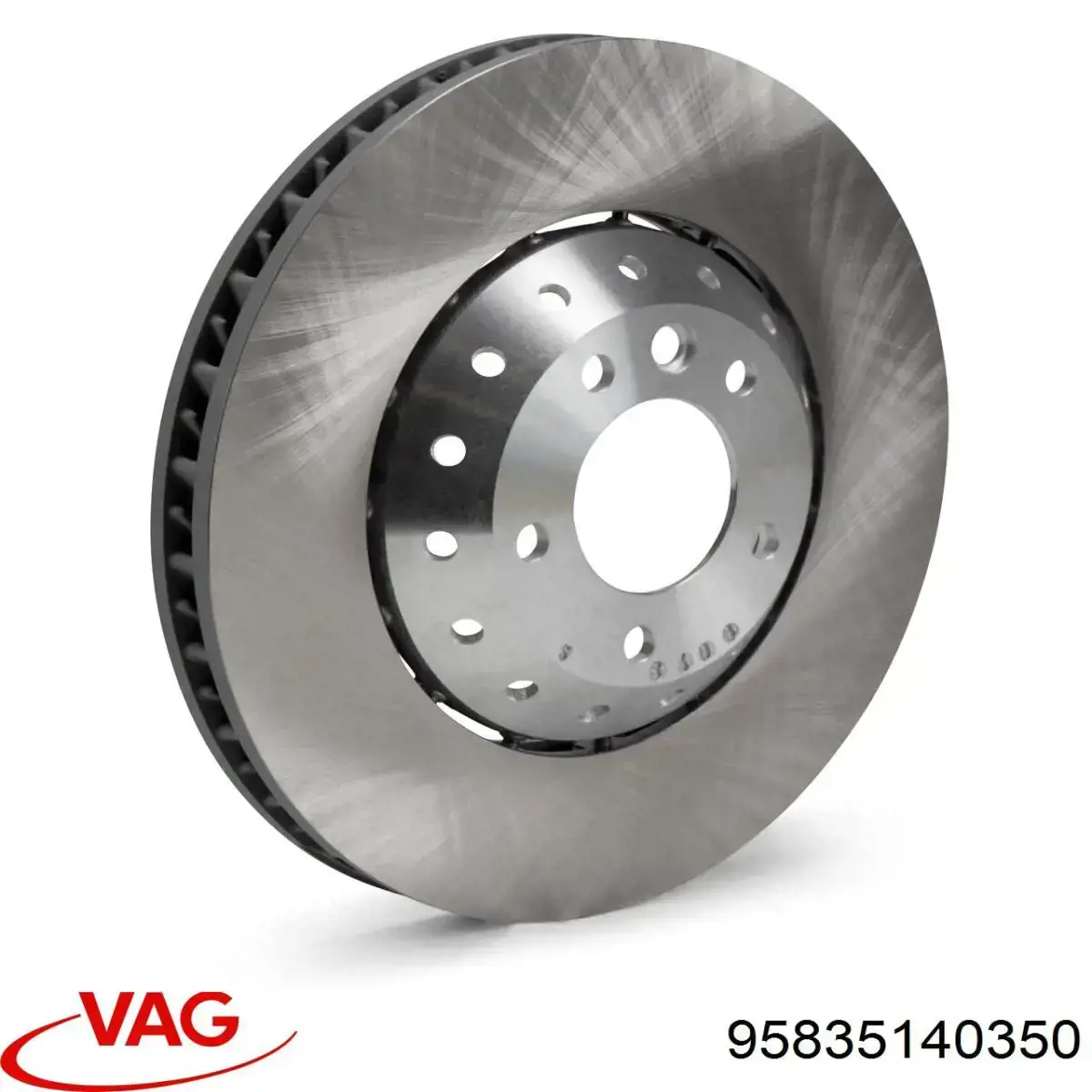 95835140350 VAG Disco do freio dianteiro