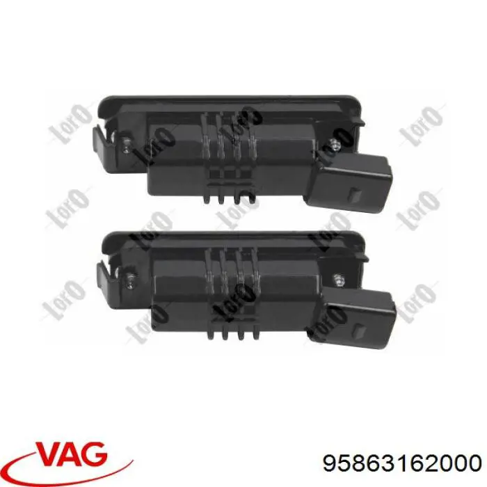 5806920 VAN Wezel Lanterna da luz de fundo de matrícula traseira