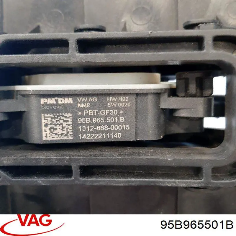 95B965501B VAG Acionamento (motor) de perciana do radiador