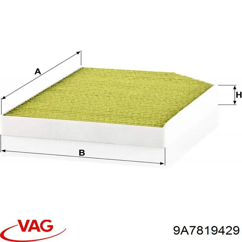 Filtro de salão 976819429 VAG