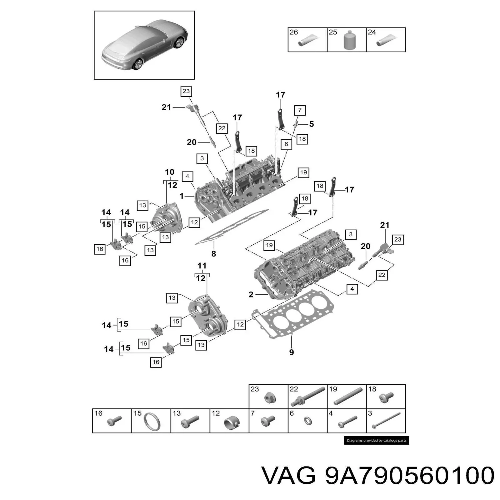9A790560100 VAG Vela de ignição