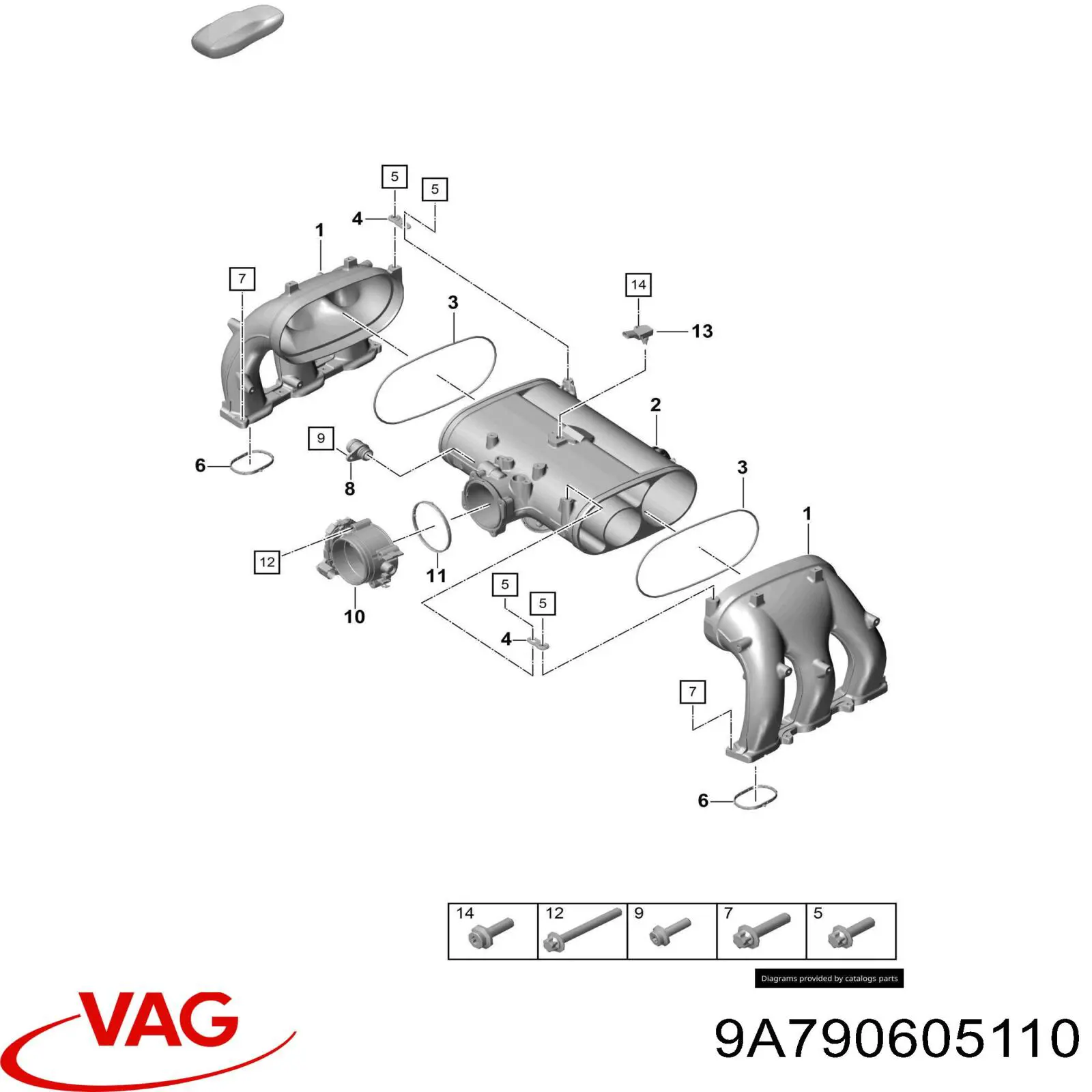 Sensor de pressão de supercompressão VAG 9A790605110 preço, a partir de 19,85 USD