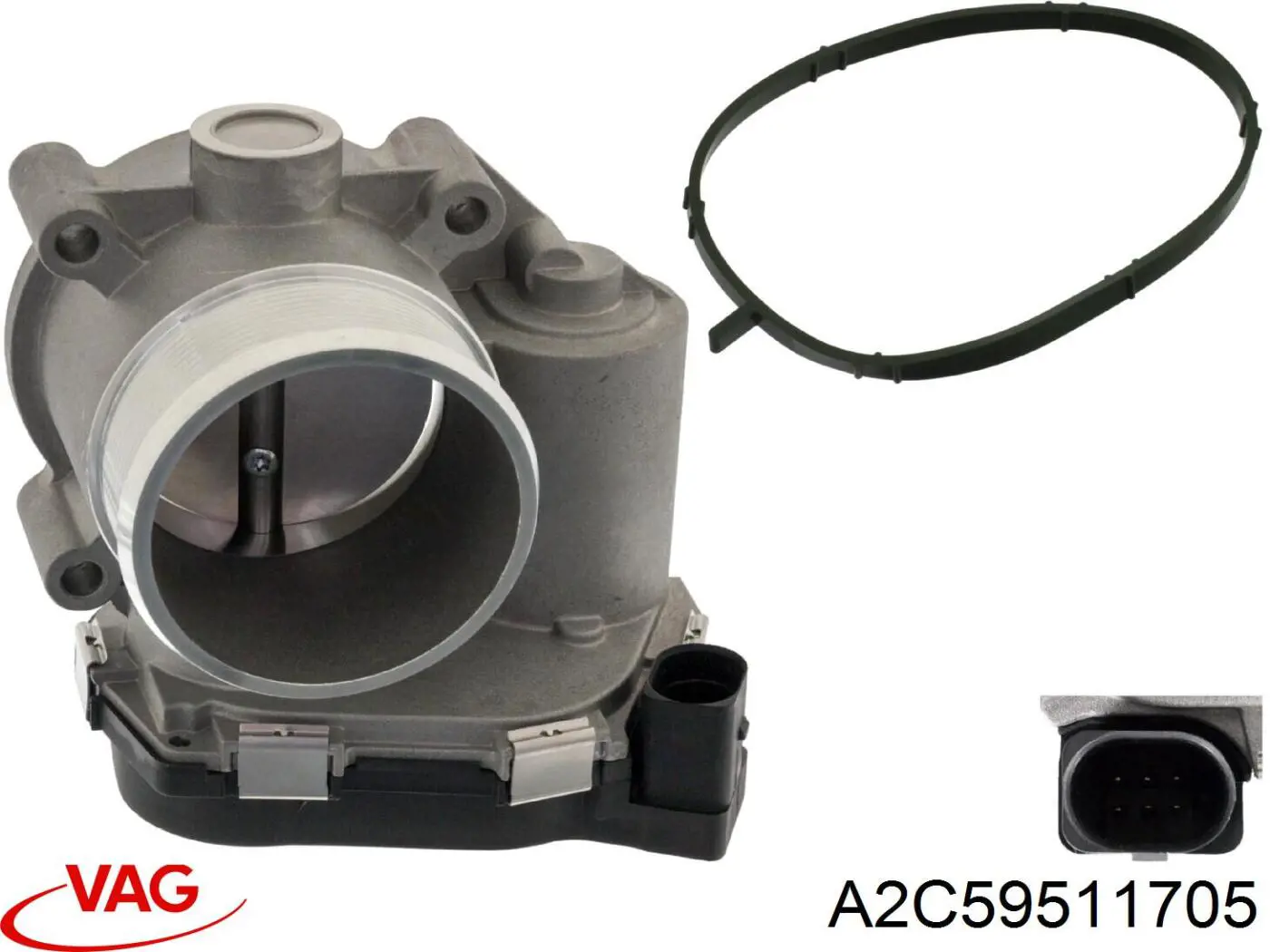 Compre A2C59511705 VAG Válvula de borboleta montada