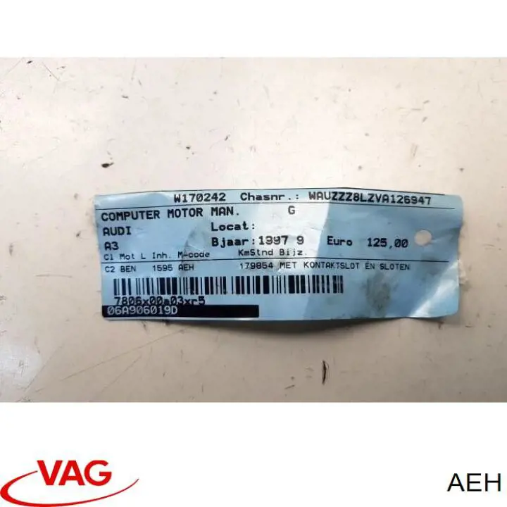 Motor montado VAG AEH preço, a partir de 919,39 USD