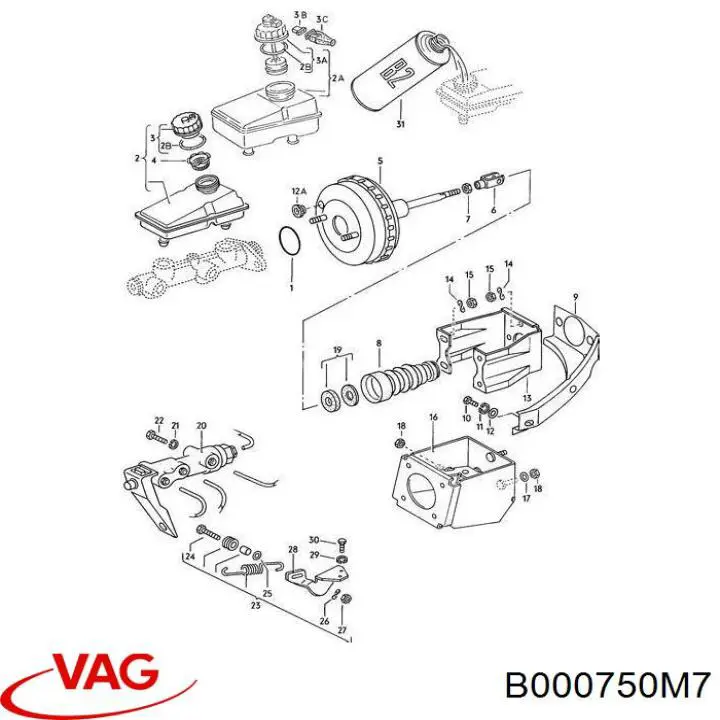 Fluido de freio VAG B000750M7 preço, a partir de 234,65 USD