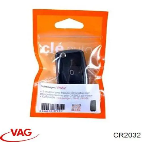 Pilha seca de berloque VAG CR2032 preço, a partir de 3,72 USD