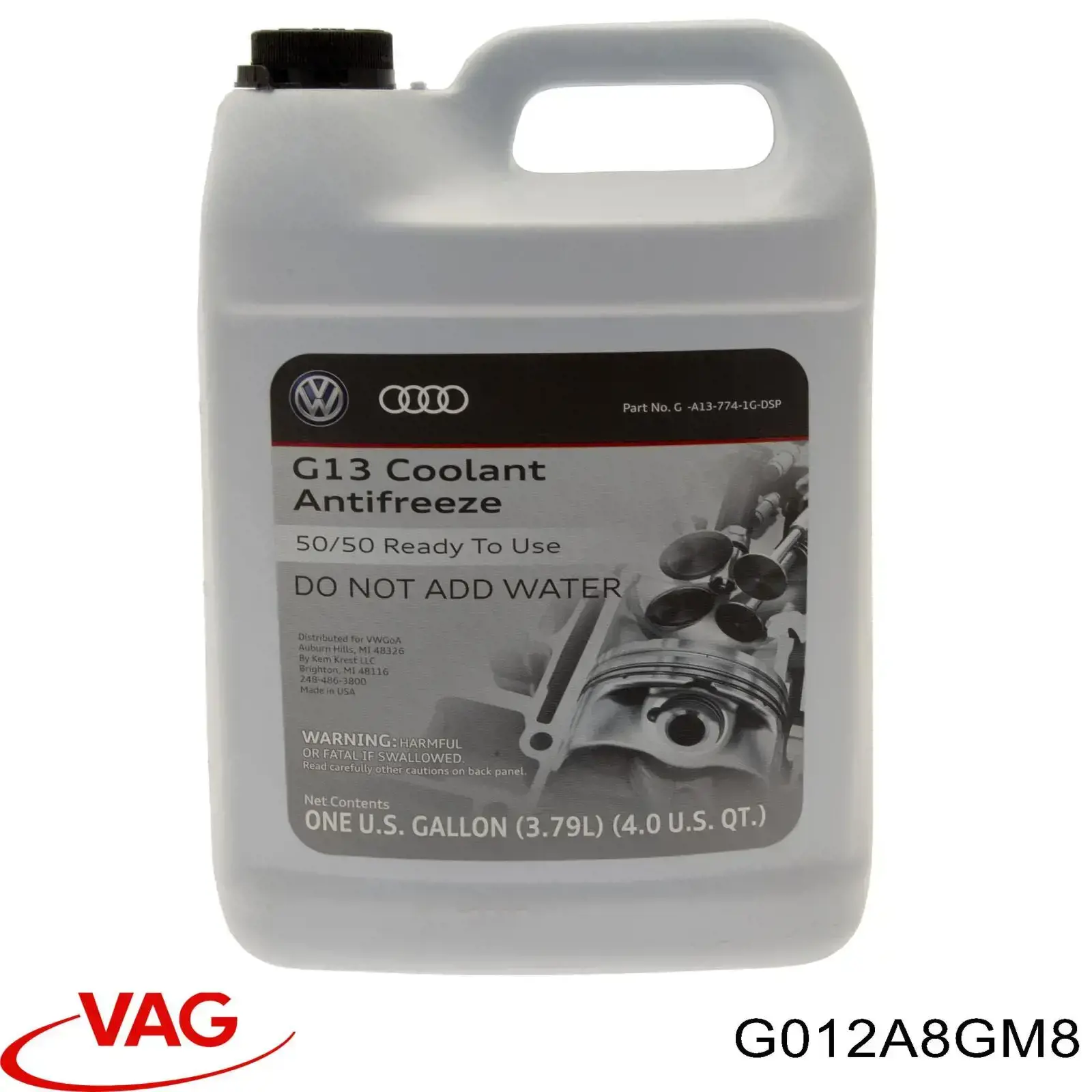 Fluido de esfriamento VAG G012A8GM8 preço, a partir de 23,06 USD
