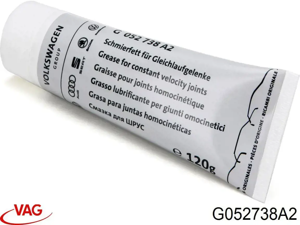 G052738A2 VAG Lubrificante para os rolamentos e juntas homocinéticas