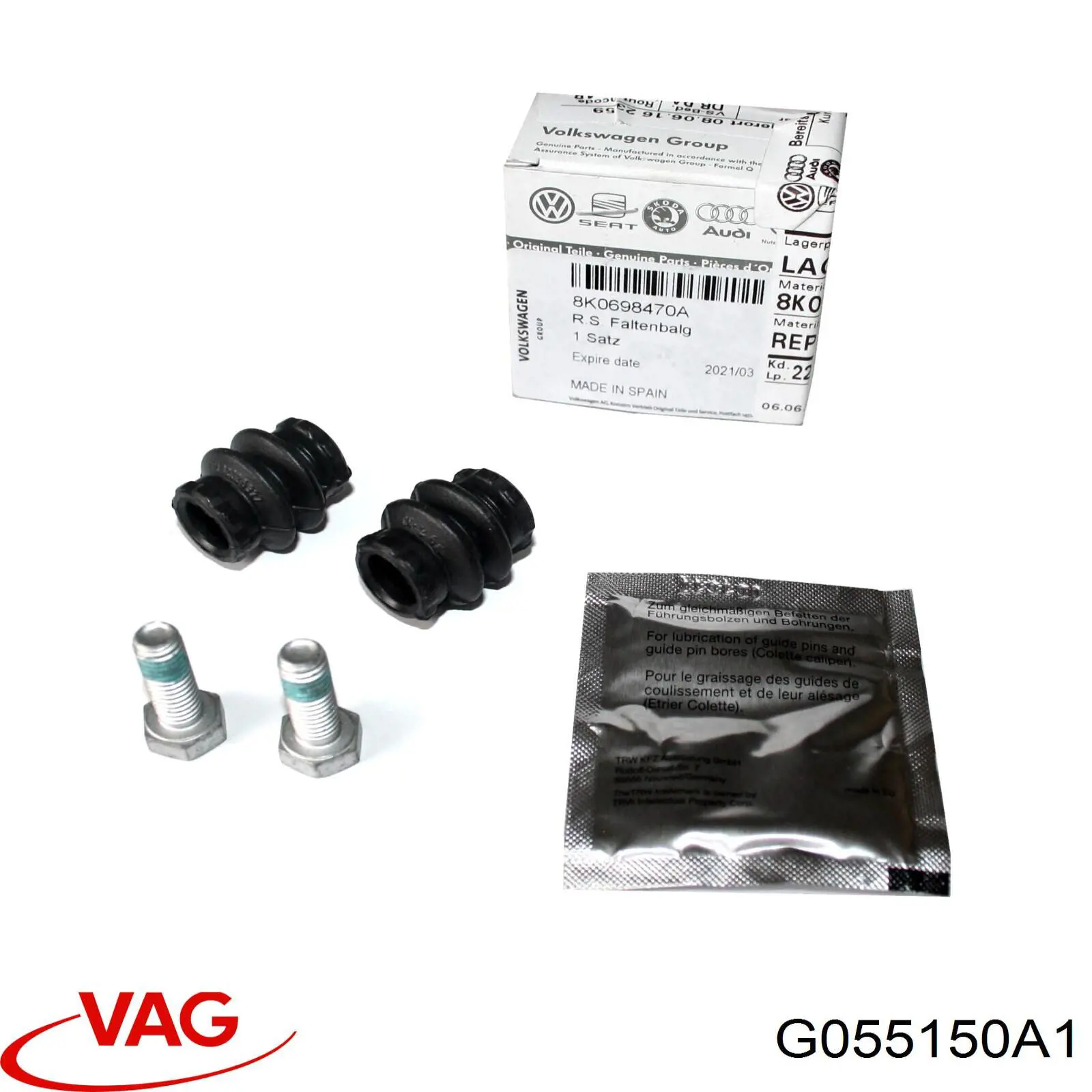 Lubrificante dos sistemas de frenagem VAG G055150A1 preço, a partir de 16,87 USD