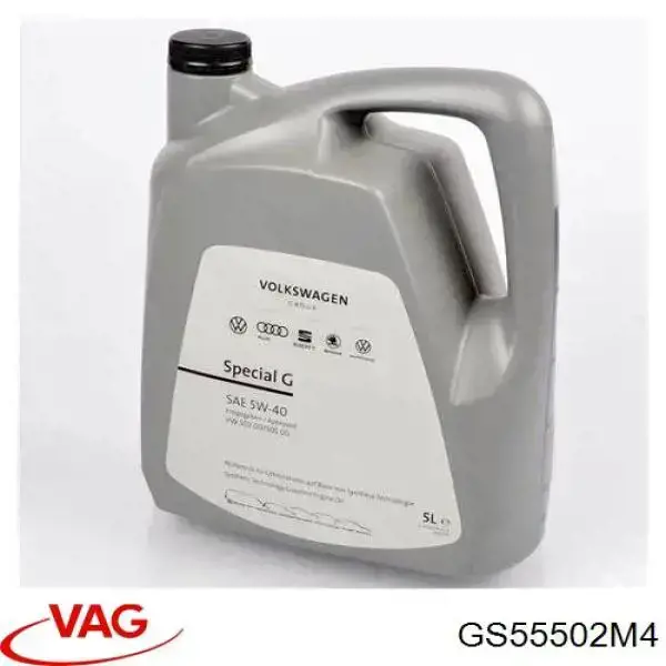 Óleo para motor VAG GS55502M4 preço, a partir de 50,10 USD