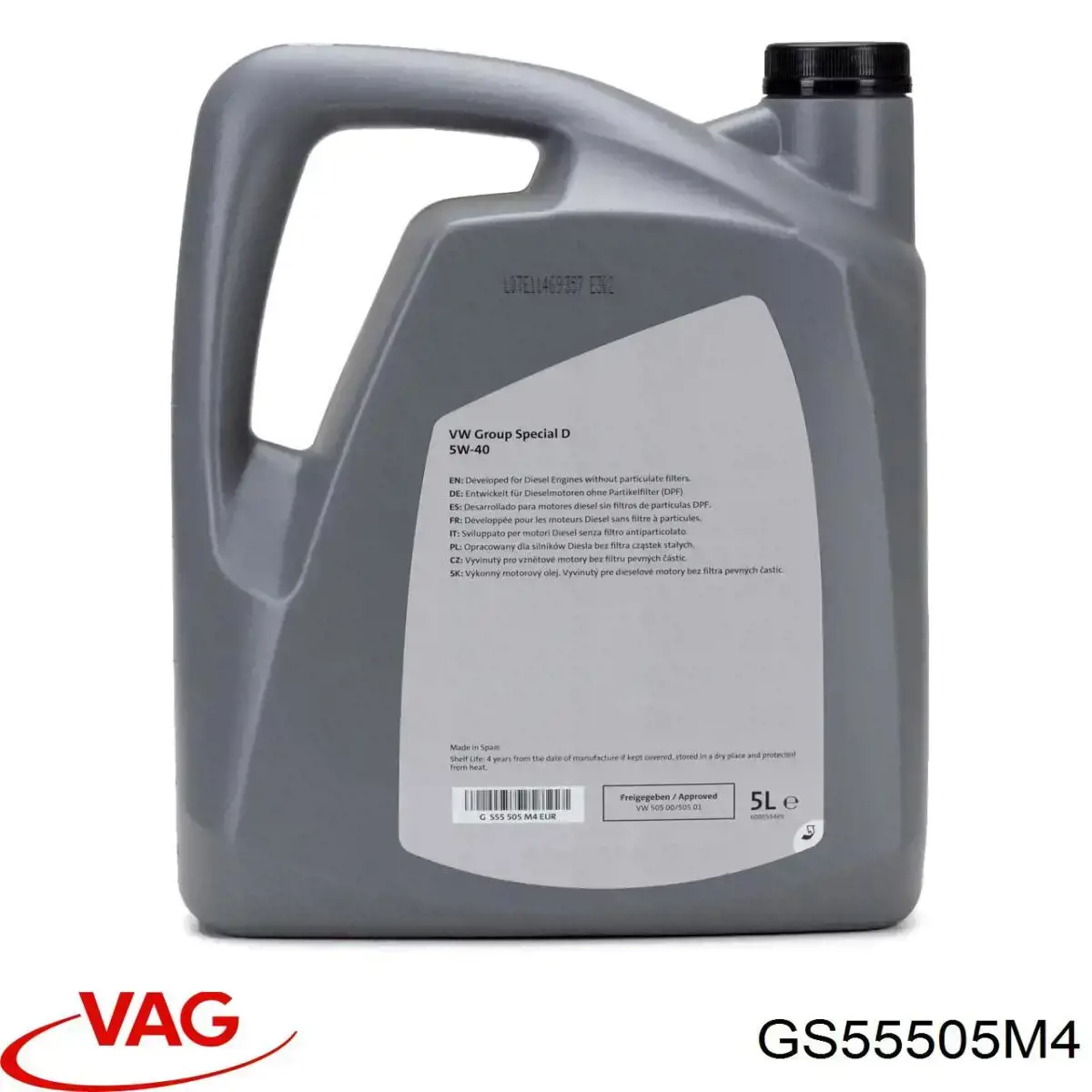 Óleo para motor VAG GS55505M4 preço, a partir de 50,10 USD