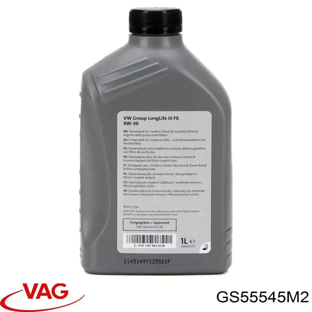 Óleo para motor VAG GS55545M2 preço, a partir de 23,79 USD