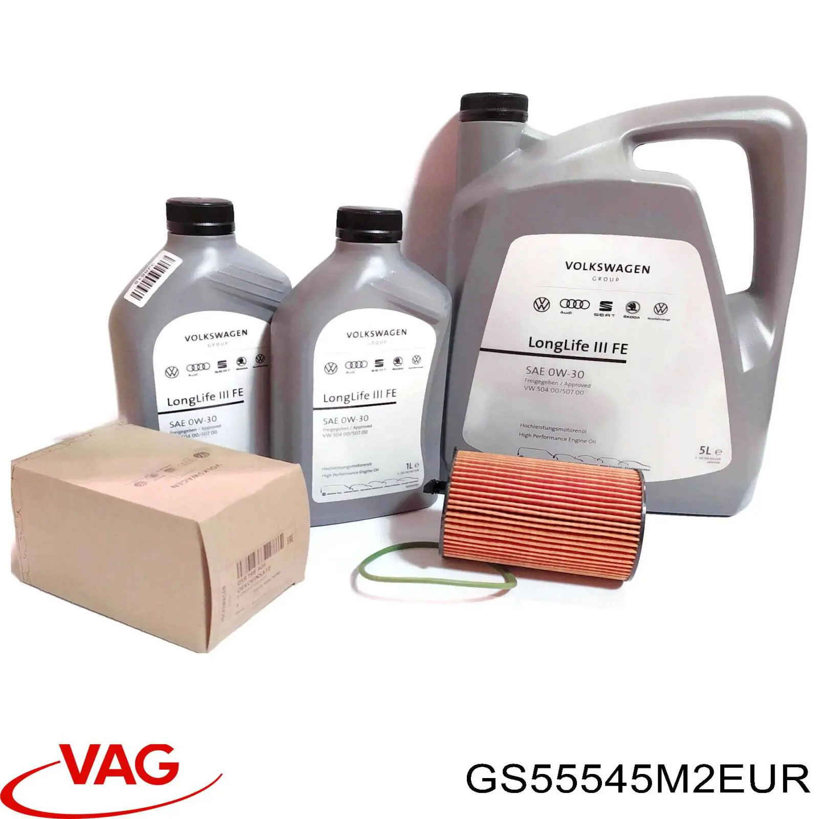 Óleo para motor VAG GS55545M2EUR preço, a partir de 27,35 USD