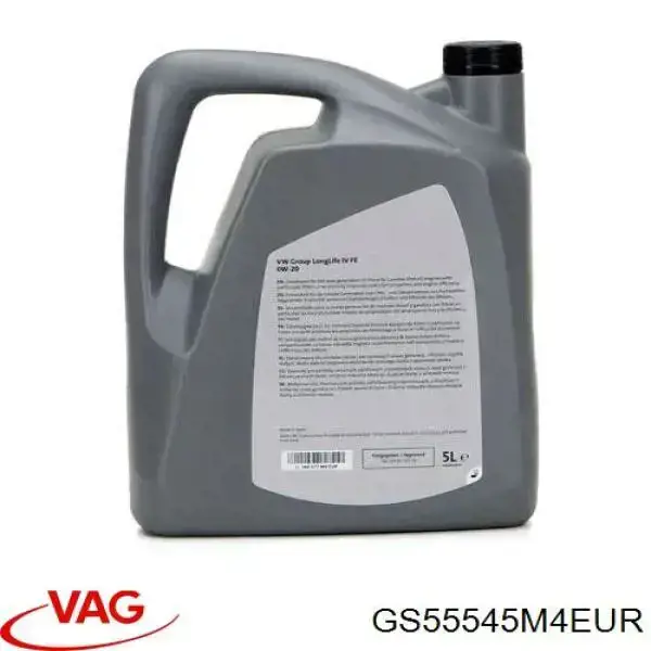 Óleo para motor VAG GS55545M4EUR preço, a partir de 114,23 USD