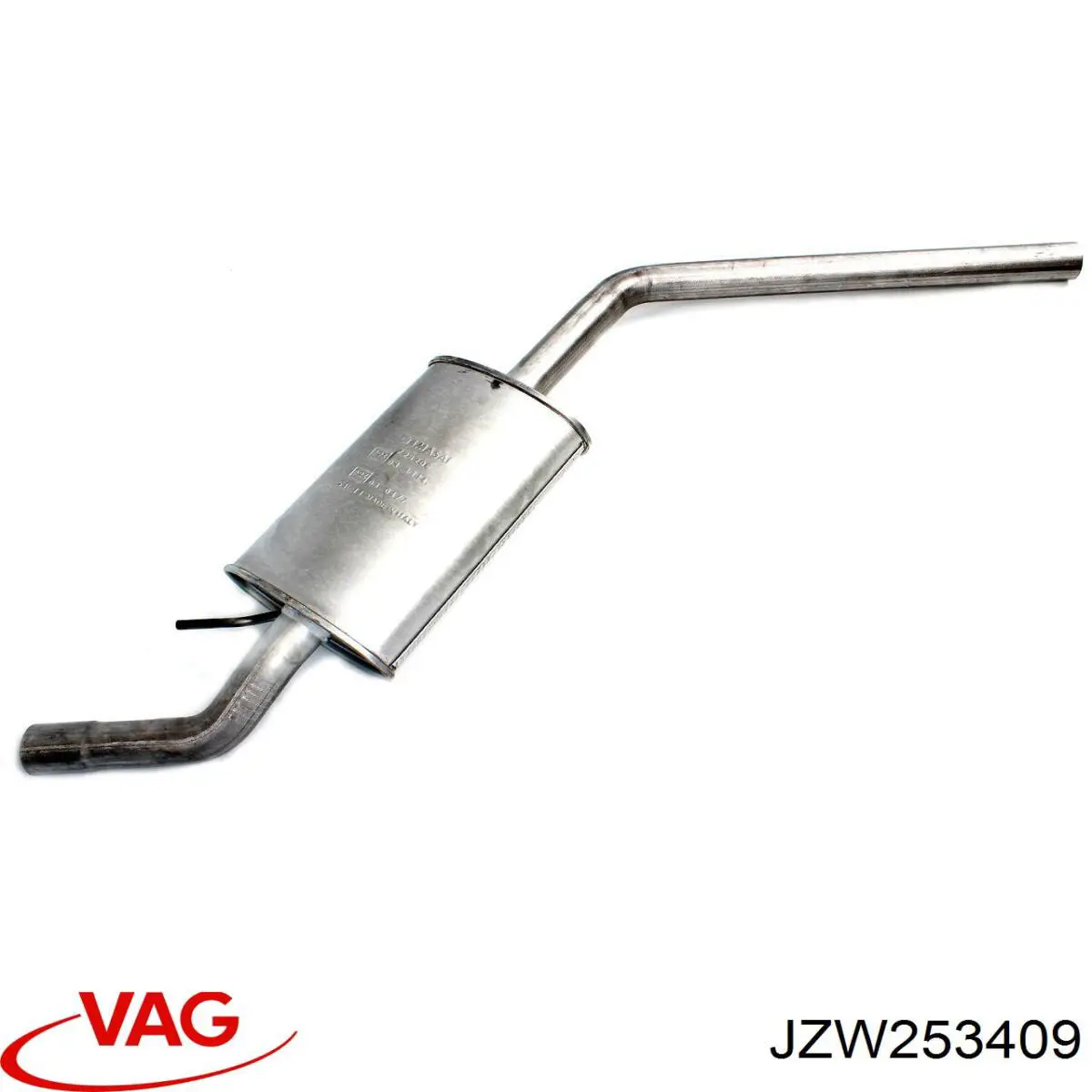 JZW253409 VAG Silenciador, parte central
