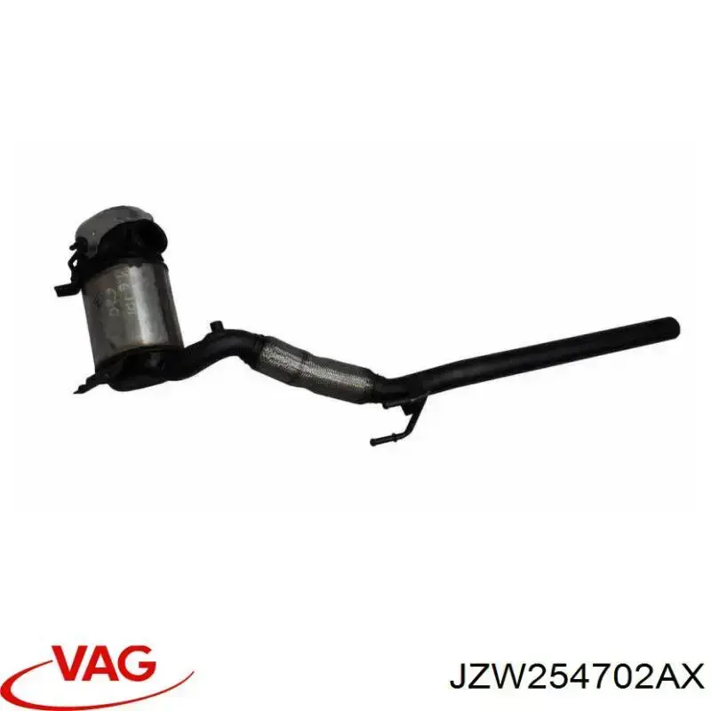 JZW254702AX VAG Filtro de partículas do sistema dos gases de escape