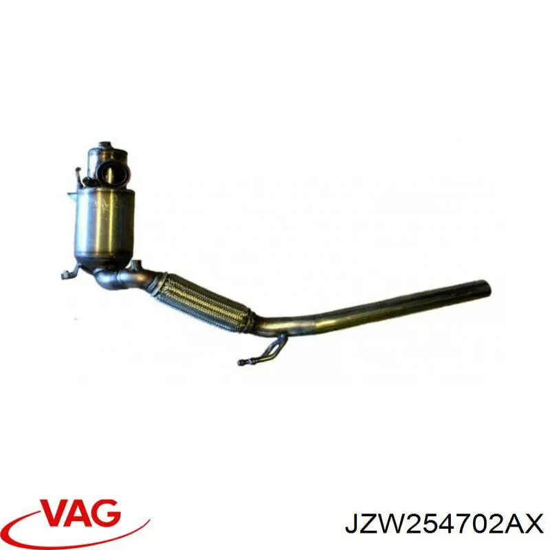 Filtro de partículas do sistema dos gases de escape VAG JZW254702AX preço, a partir de 757,10 USD