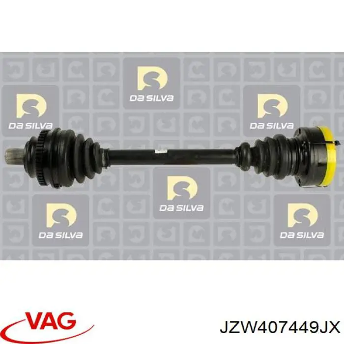 Semieixo (acionador) dianteiro esquerdo VAG JZW407449JX preço, a partir de 171,65 USD